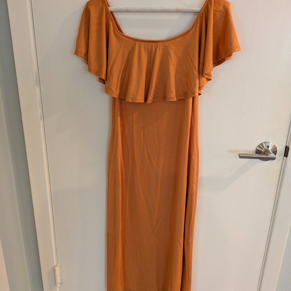 Rachel Pally Ruffle Midi Dress • Elegant & Feminine